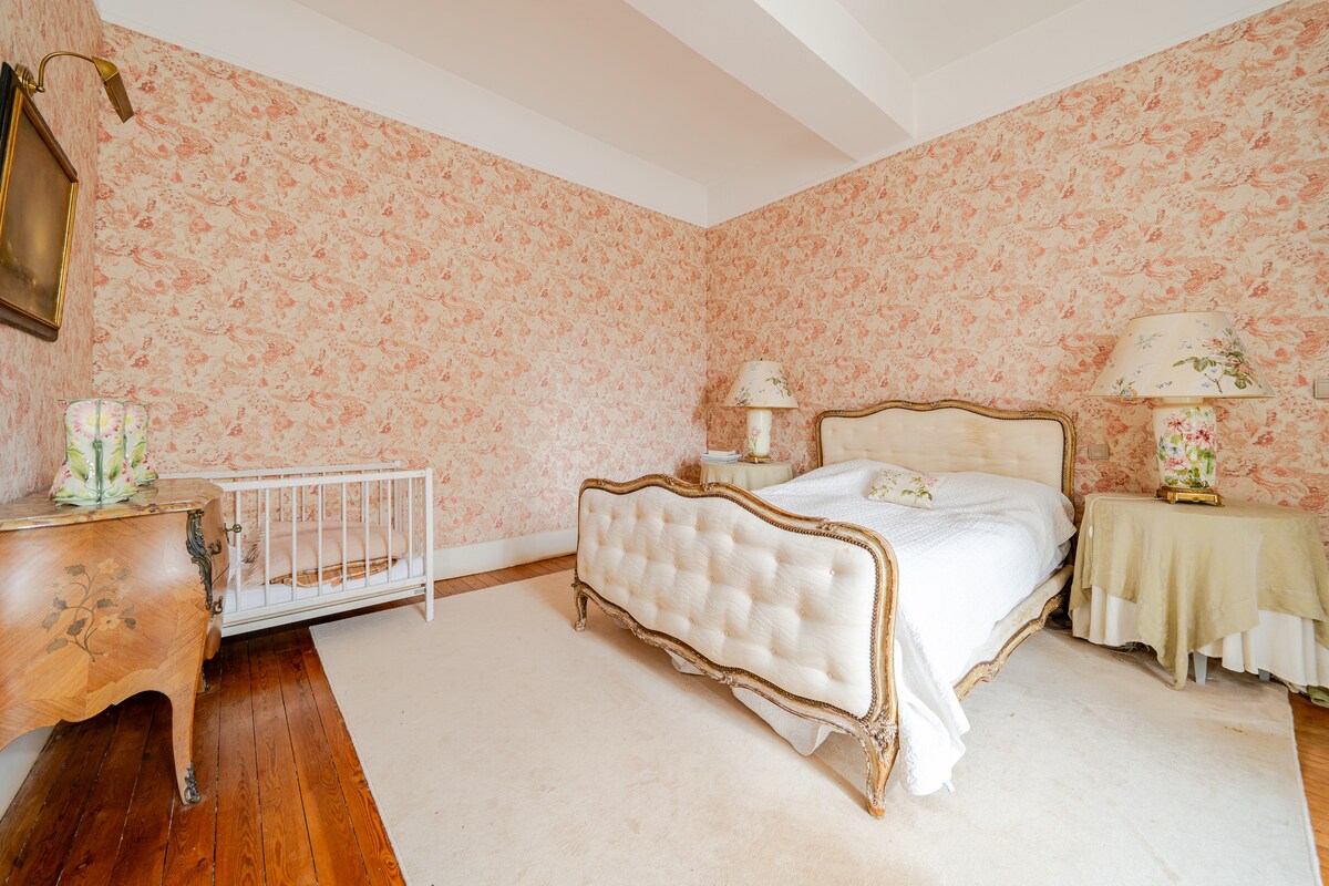Chambre Bourbon au Château du Creux
